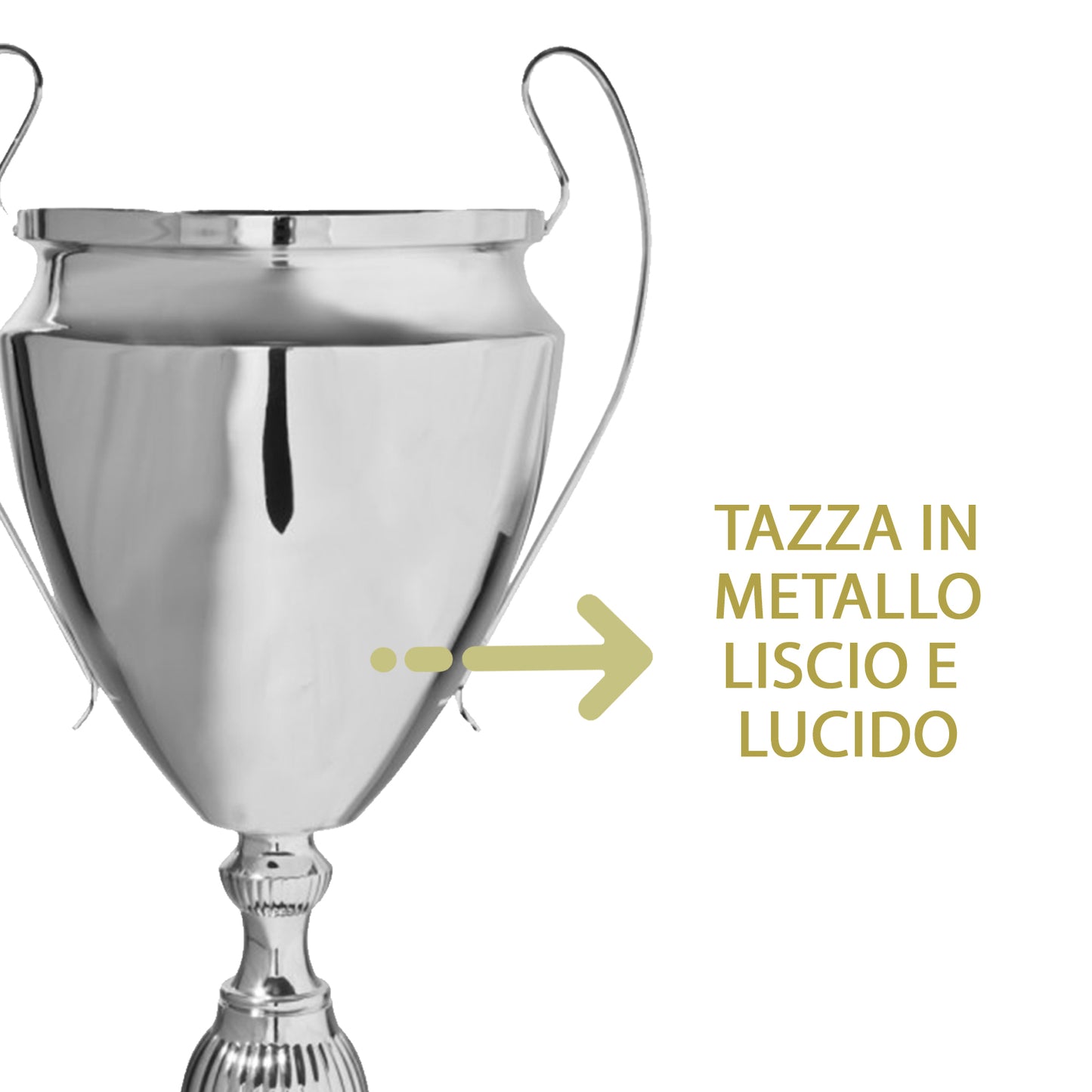 Tris coppe trofeo da 59 - 54 - 51 cm | Cod. 1.189