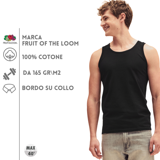 Canotta personalizzata modello da uomo