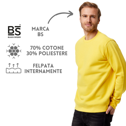 Felpe personalizzate con ricamo o stampa