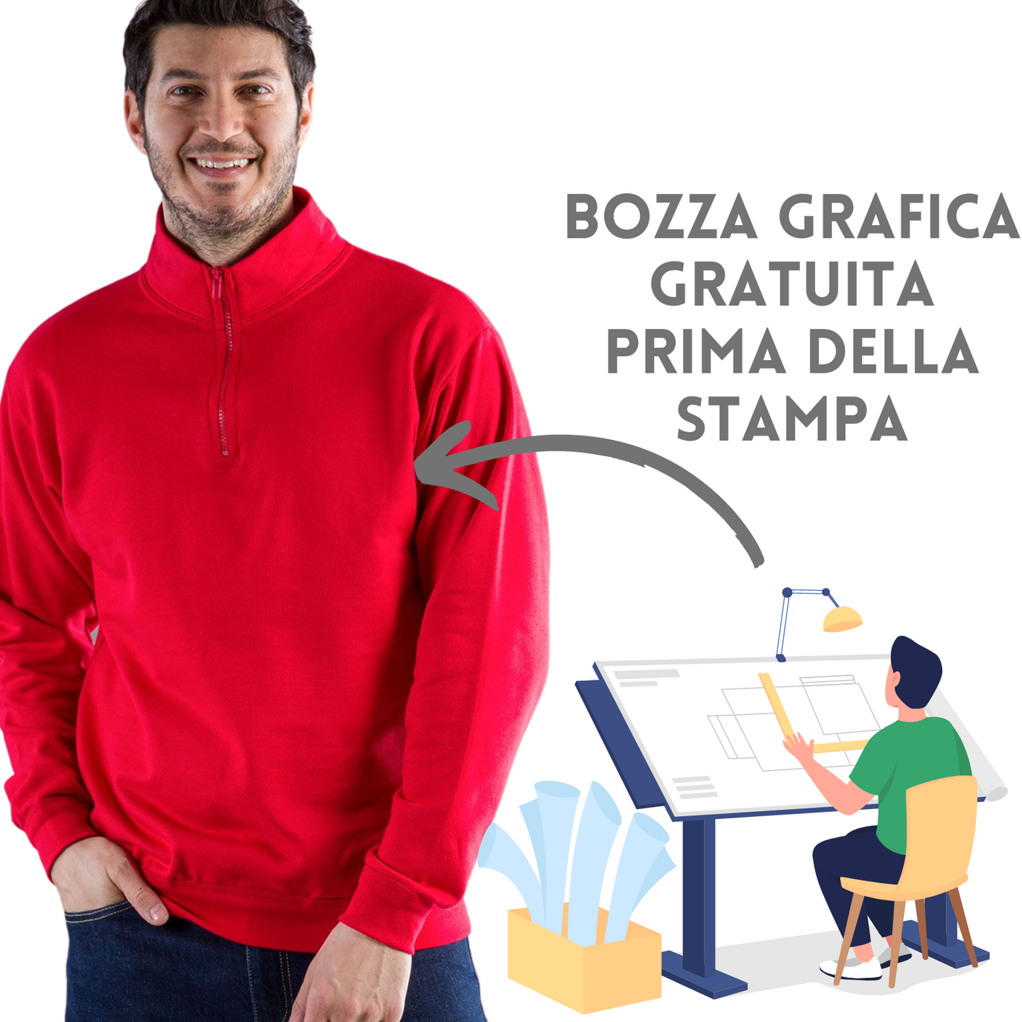 Felpa personalizzata