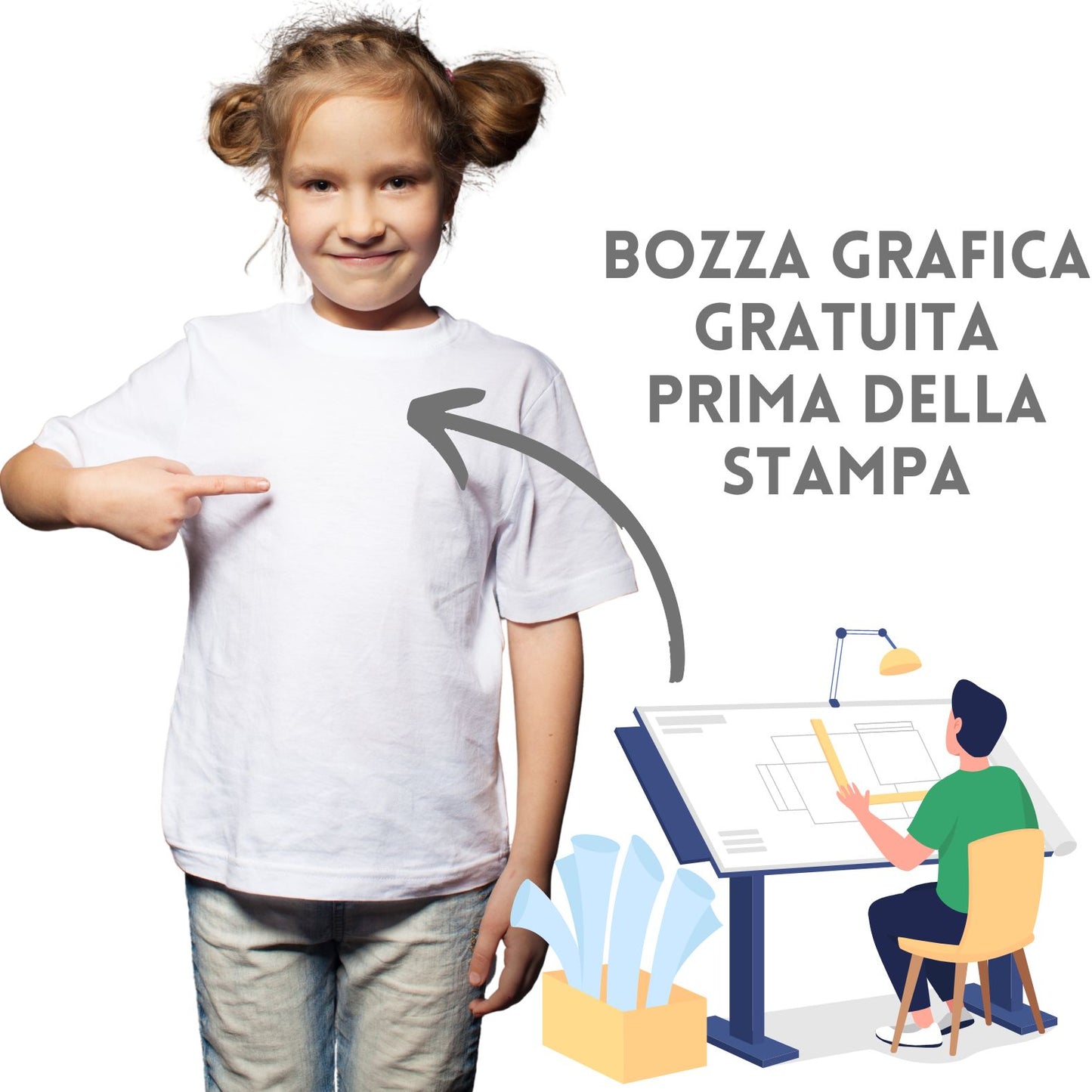 Magliette da bambino personalizzate modello Fruit of the loom | Cod. FR610190