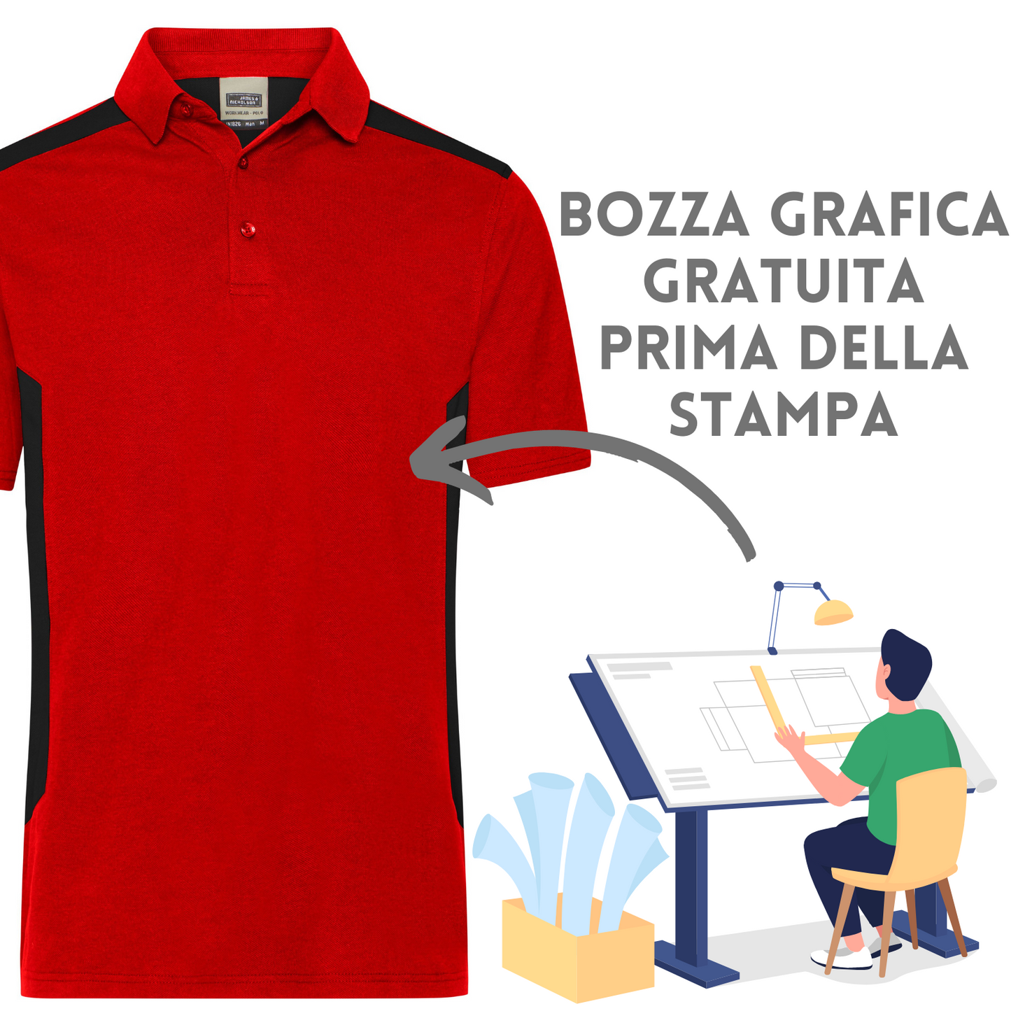 Polo personalizzate da lavoro ad alta resistenzaPolo personalizzate da lavoro ad alta resistenza
