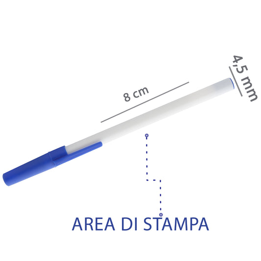 Penne personalizzate modello economico con tappo