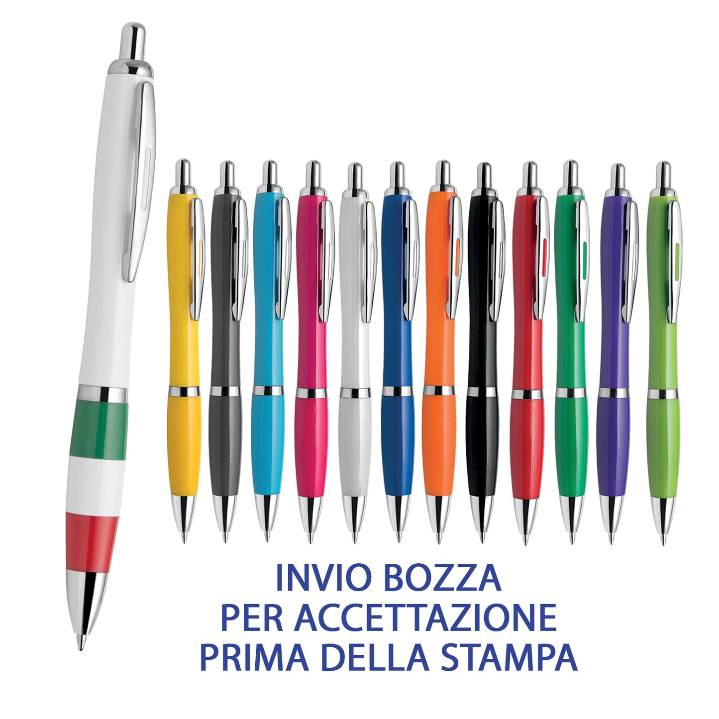 penne personalizzate pubblicitarie con logo aziendale gadget pubblicitari personalizzabili promozionali da personalizzare stampa da regalo economiche aziendali a sfera scatto