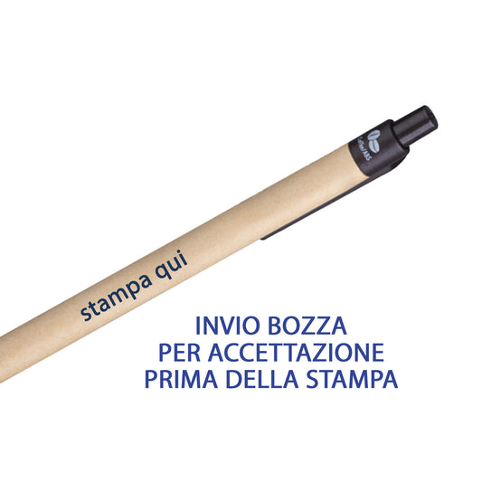 Penne ecologiche con logo personalizzato