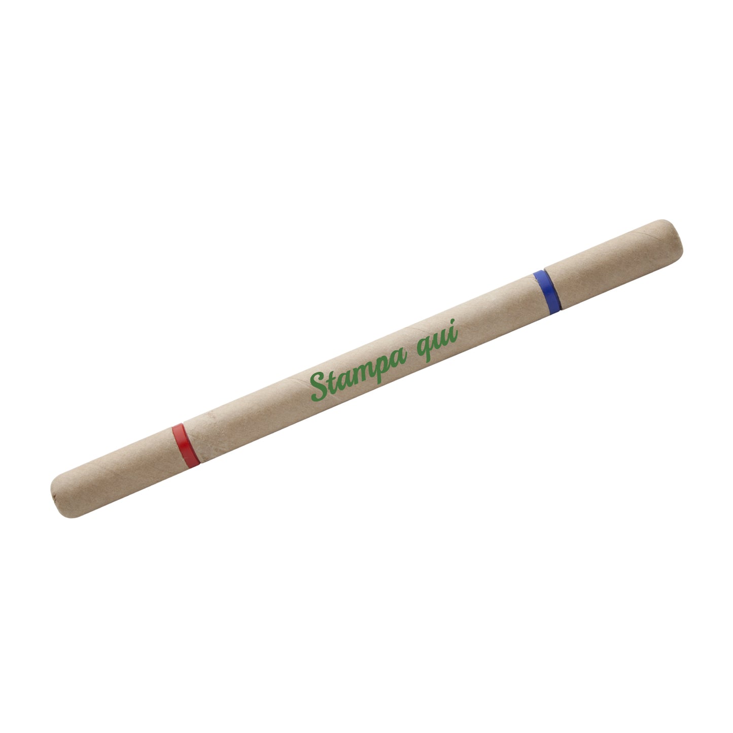 Penna personalizzabile modello ecologico due colori
