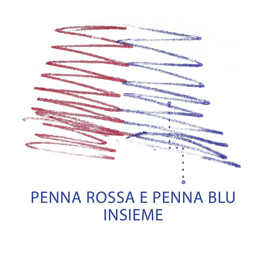 Penna personalizzabile modello ecologico due colori