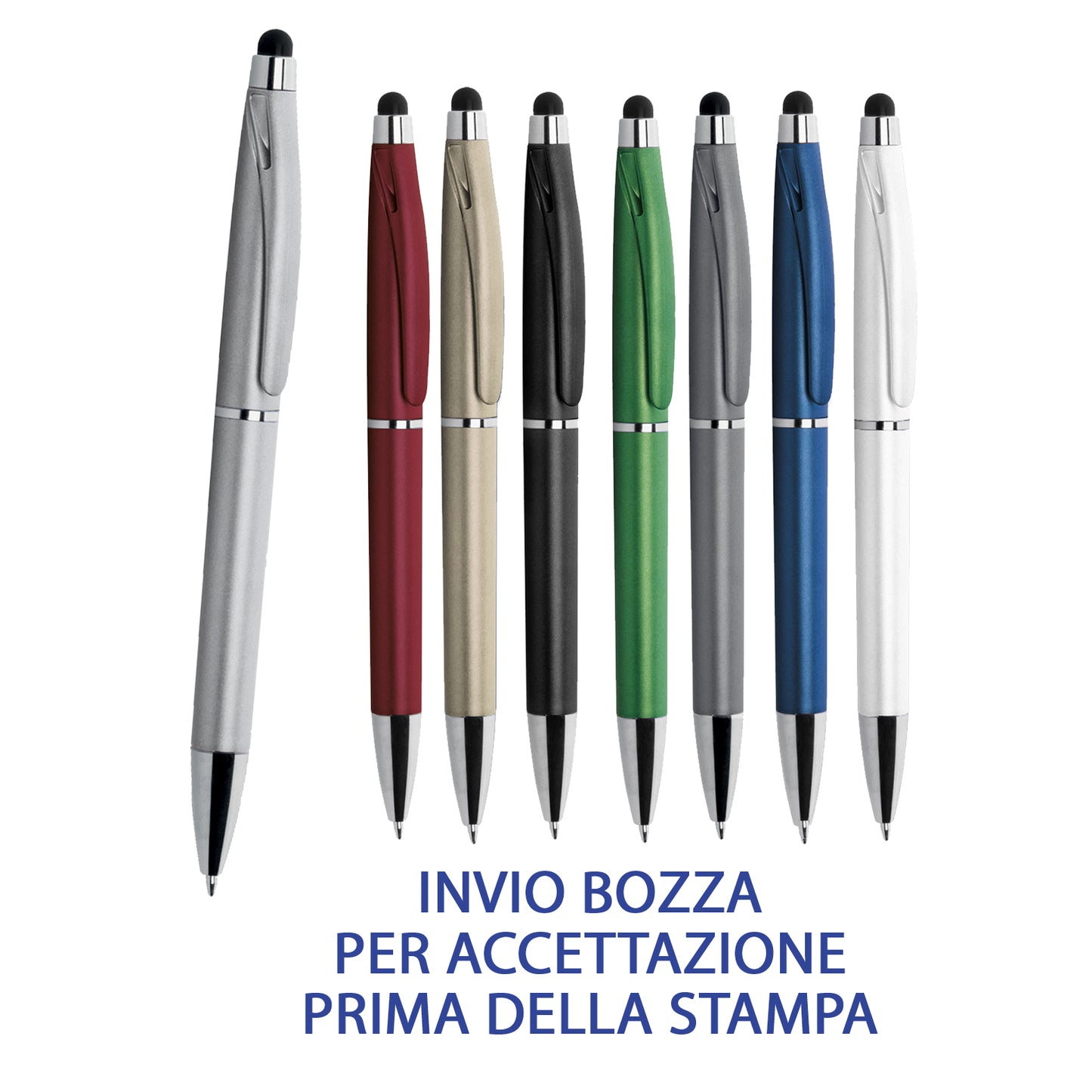 penne personalizzate pubblicitarie con logo aziendale gadget pubblicitari personalizzabili promozionali da personalizzare stampa da regalo economiche aziendali a sfera touch gommino