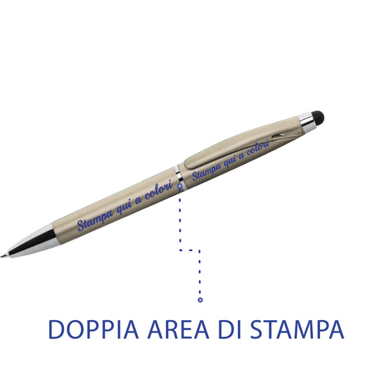 penne personalizzate pubblicitarie con logo aziendale gadget pubblicitari personalizzabili promozionali da personalizzare stampa da regalo economiche aziendali a sfera touch gommino