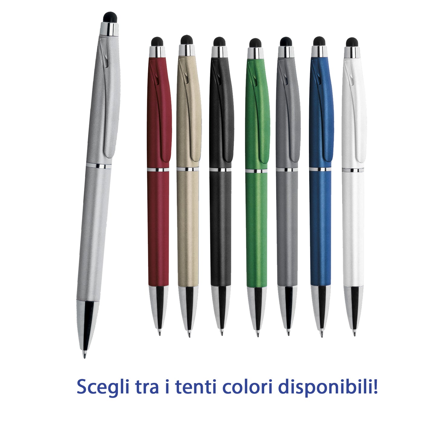 penne personalizzate pubblicitarie con logo aziendale gadget pubblicitari personalizzabili promozionali da personalizzare stampa da regalo economiche aziendali a sfera touch gommino