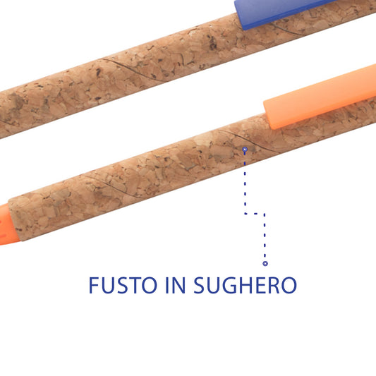 Penna personalizzabile modello ecologico in sughero