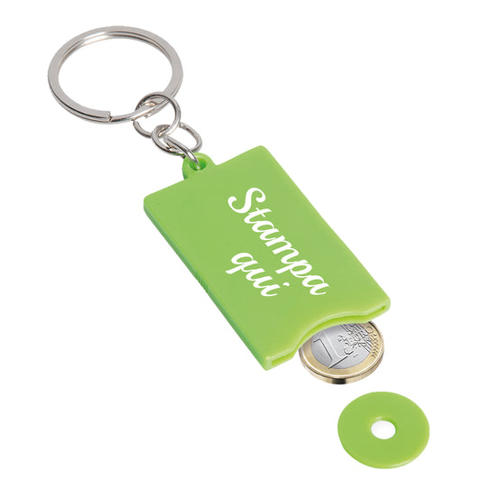 portachiavi personalizzati metallo uomo economici gadget pubblicitari personalizzabili logo azienda casa auto gettone moneta carrello spesa