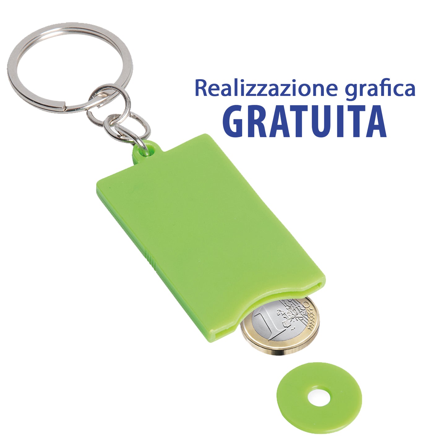 portachiavi personalizzati metallo uomo economici gadget pubblicitari personalizzabili logo azienda casa auto gettone moneta carrello spesa