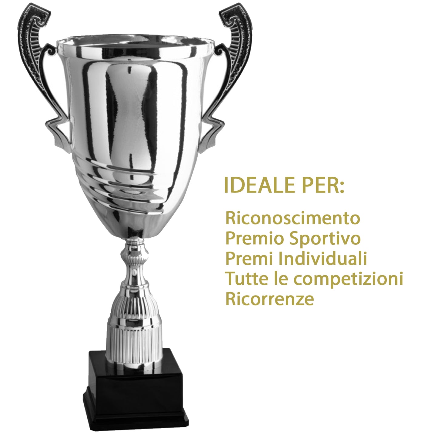 Coppa trofeo da 70 cm, peso da 4,3 Kg | Cod. 1.101