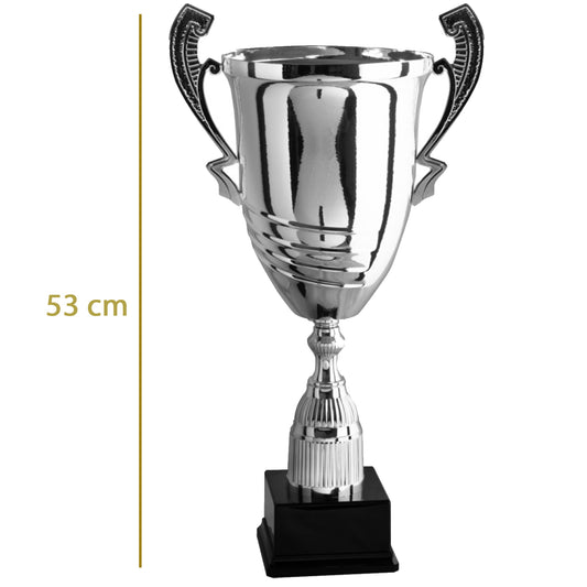 coppa trofeo personalizzata da 53 cm con targhetta