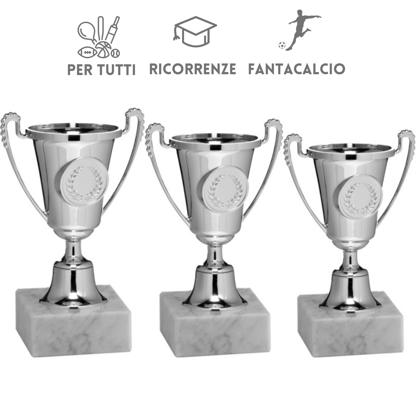 Tris premiazioni personalizzate