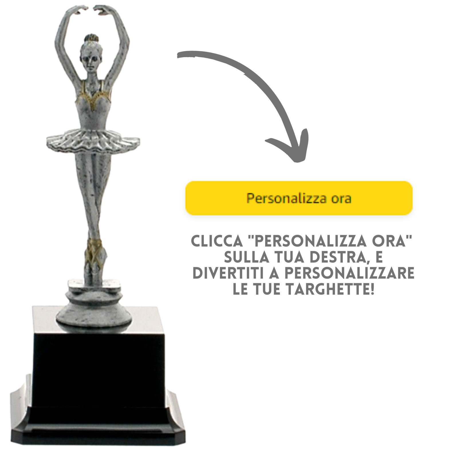 Premiazione personalizzata danza