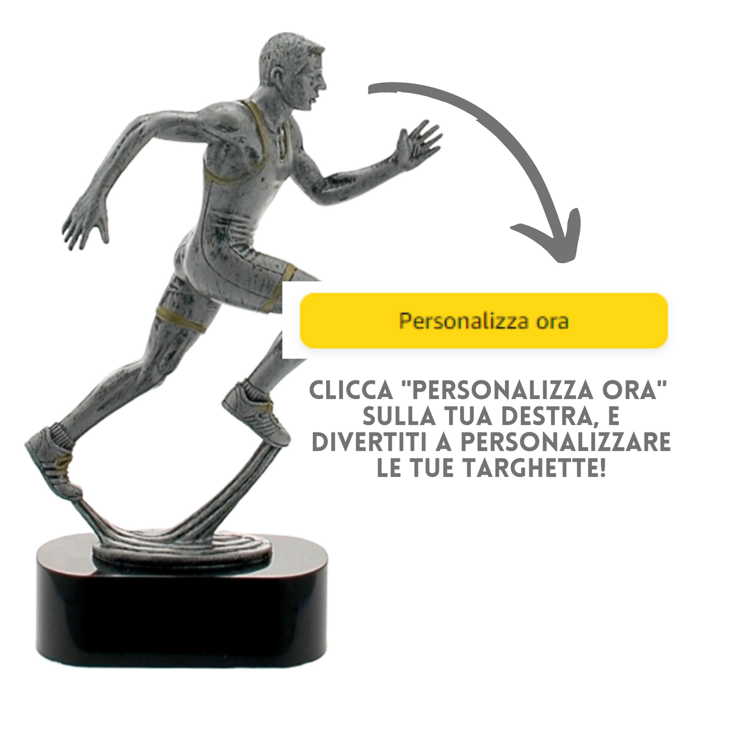 Premiazione personalizzata corsa