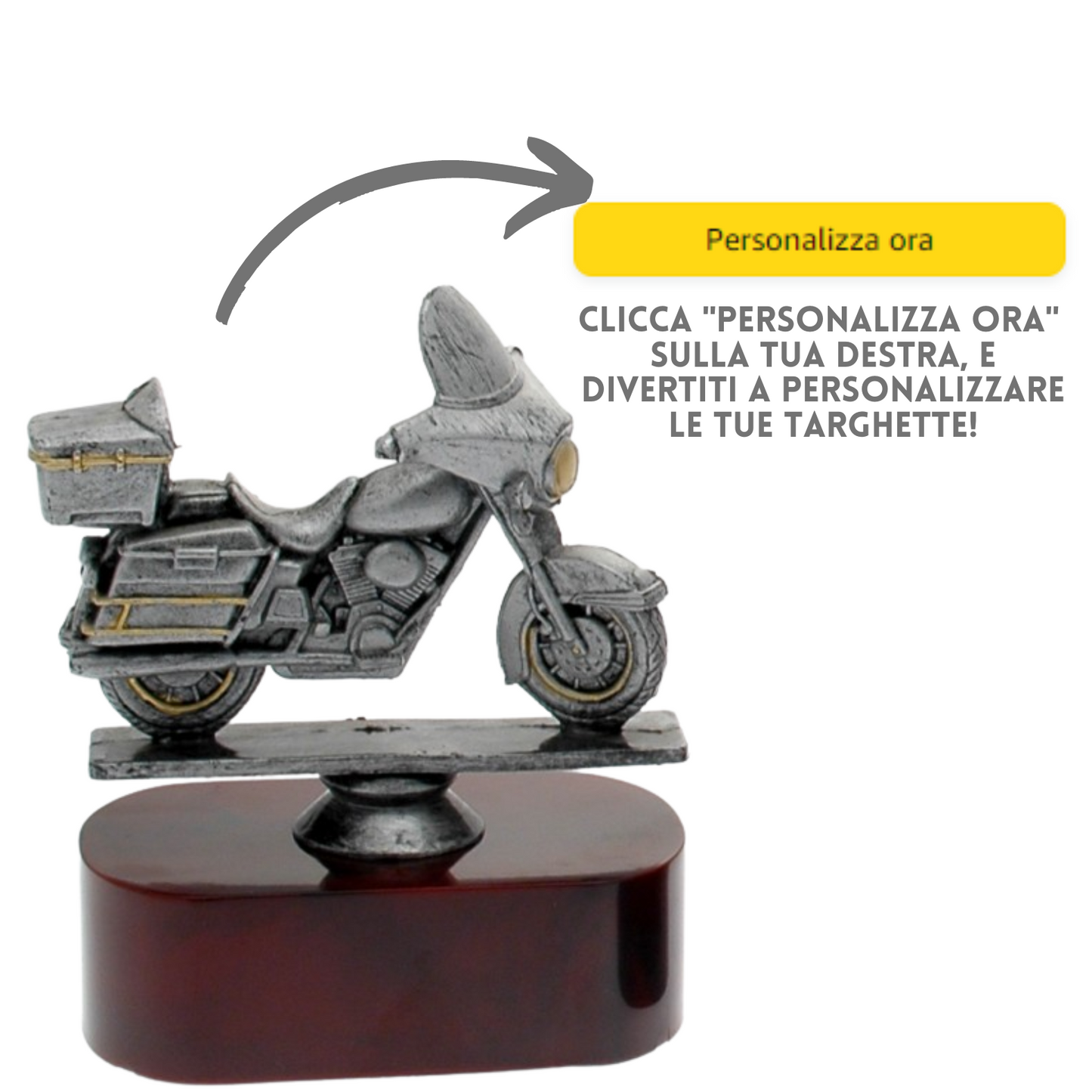 Premiazione personalizzata Moto
