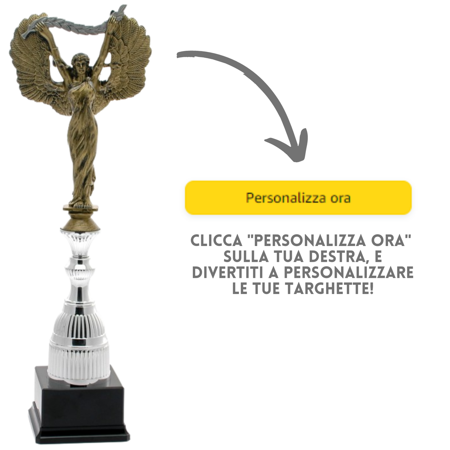 Premiazione personalizzata vittoria