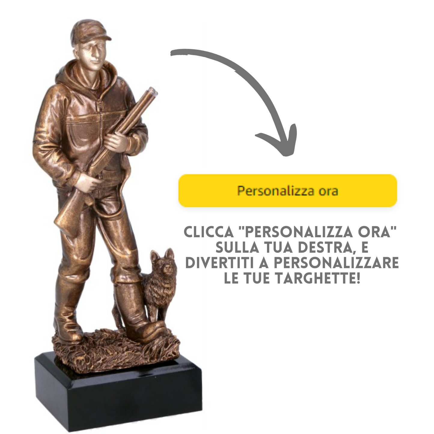 Premiazione personalizzata caccia
