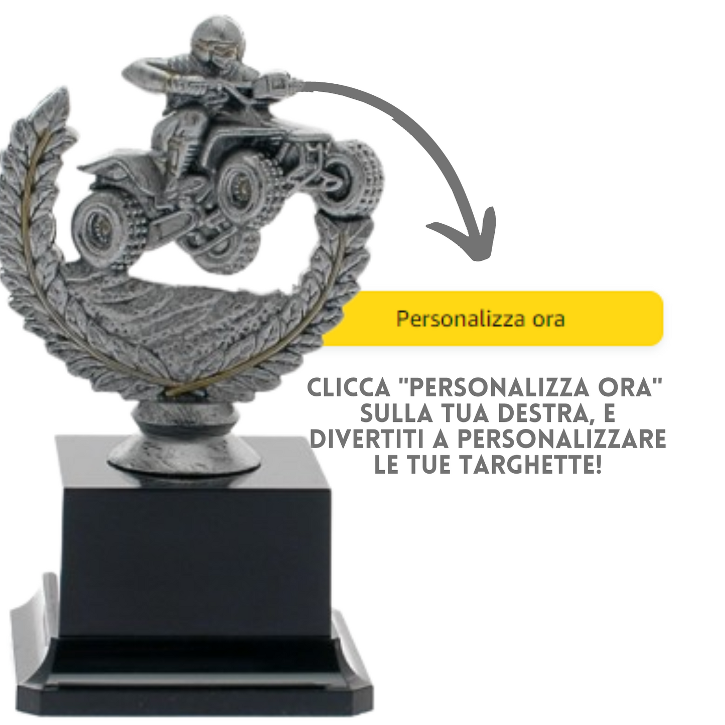 Premiazioni personalizzate Quad | Cod. 17.339A