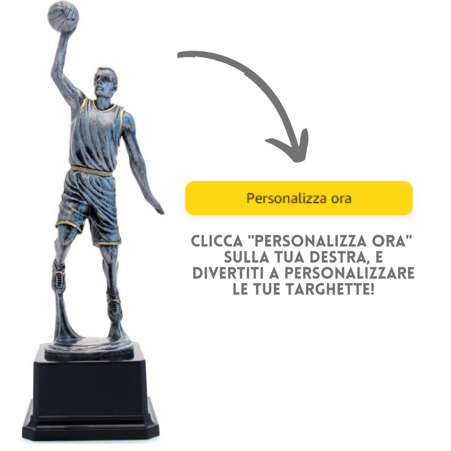 Premiazione personalizzata Basket