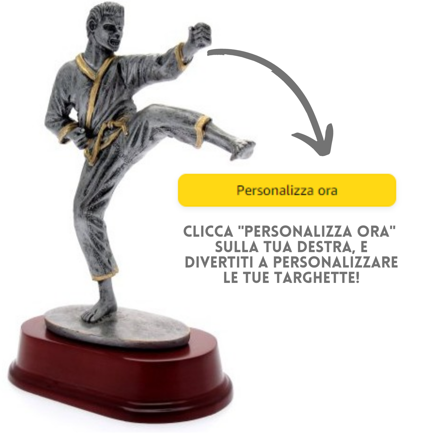 Premiazione personalizzata Karate