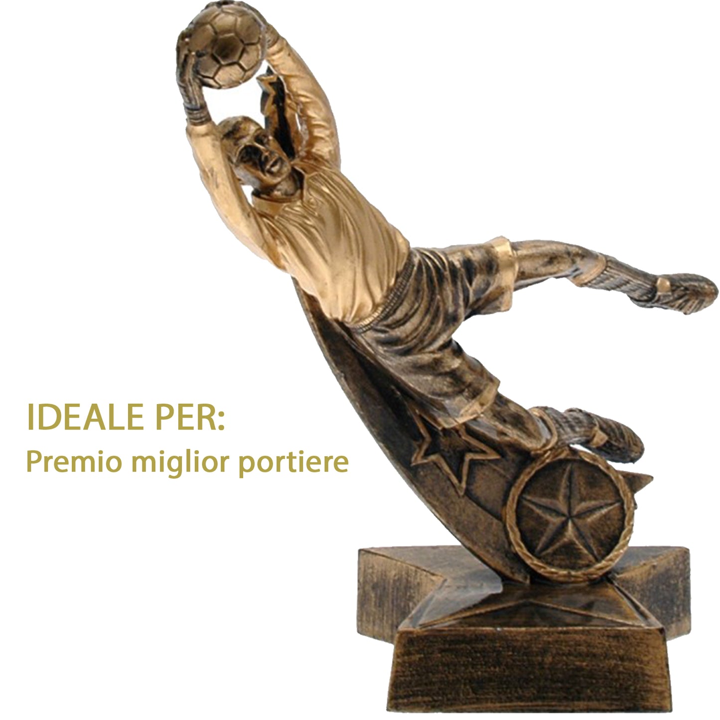 Premio portiere da 13x18 cm personalizzato | Cod. 15.341