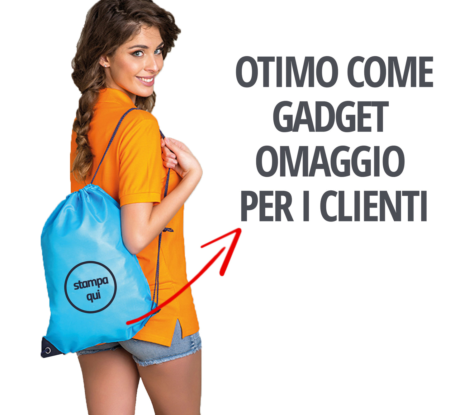 sacche zaino personalizzate gadget promozionali