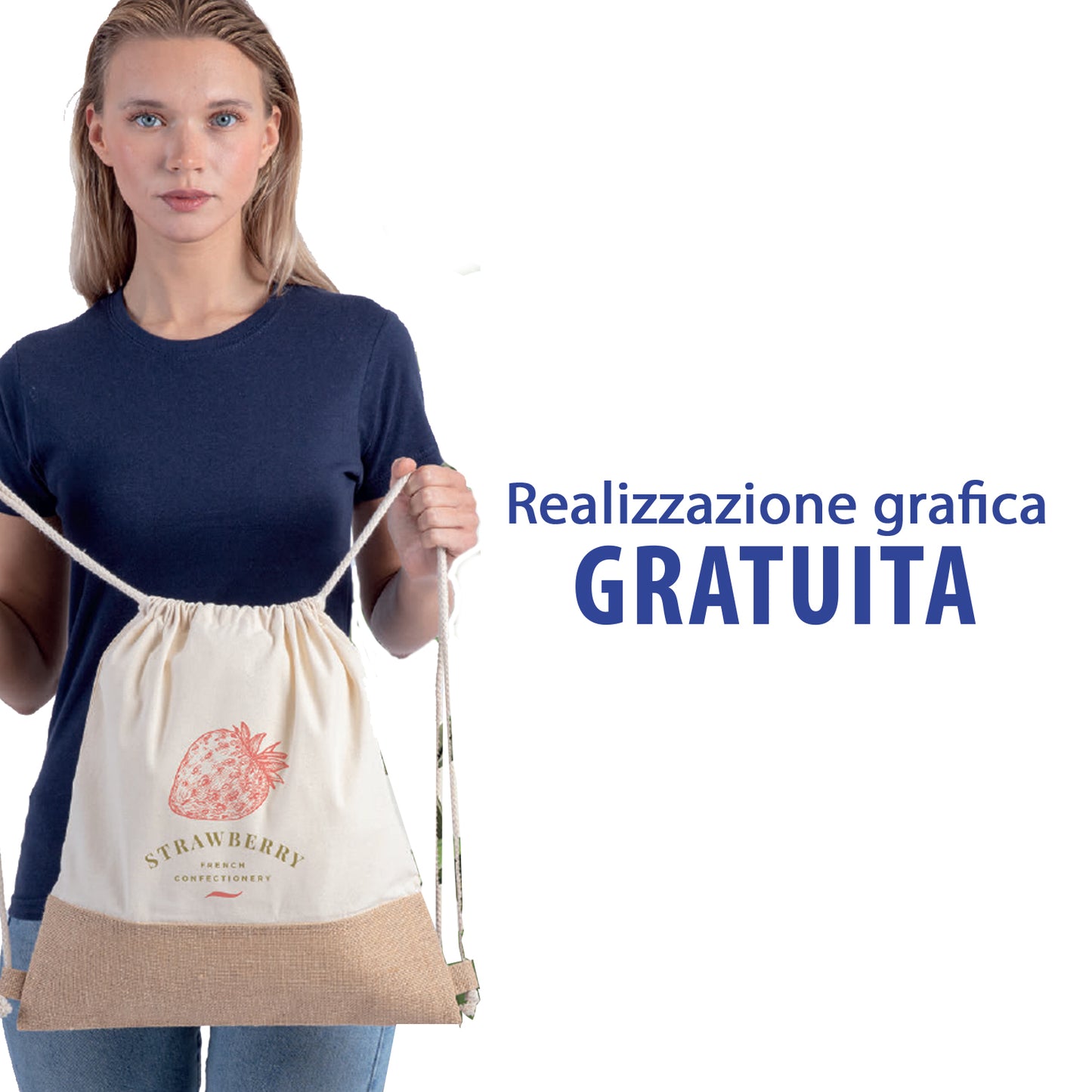 Sacche multiuso in cotone e Juta