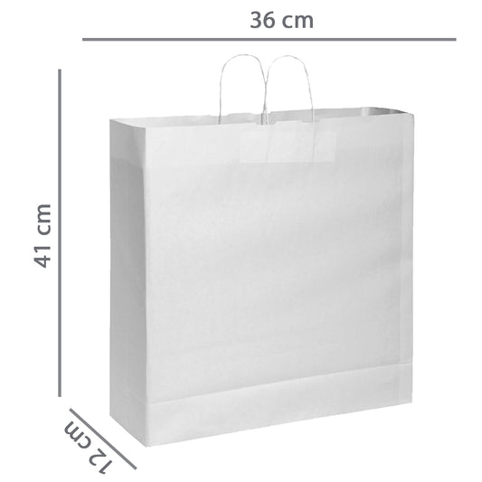 busta shopper bag in carta con personalizzazione