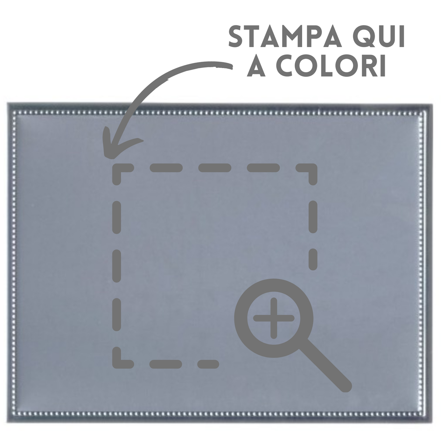 Targa riconoscimento personalizzata