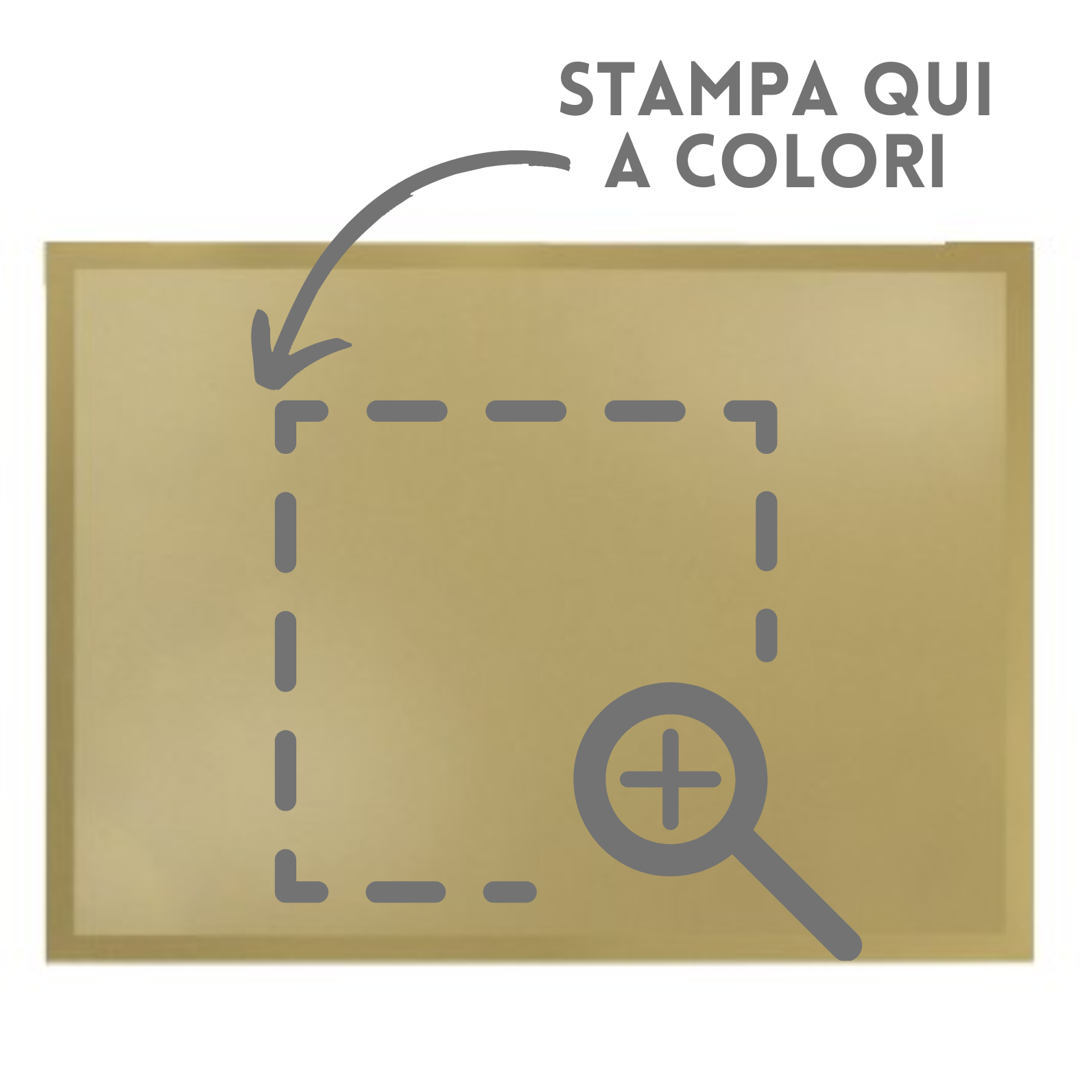 Targa riconoscimento personalizzata