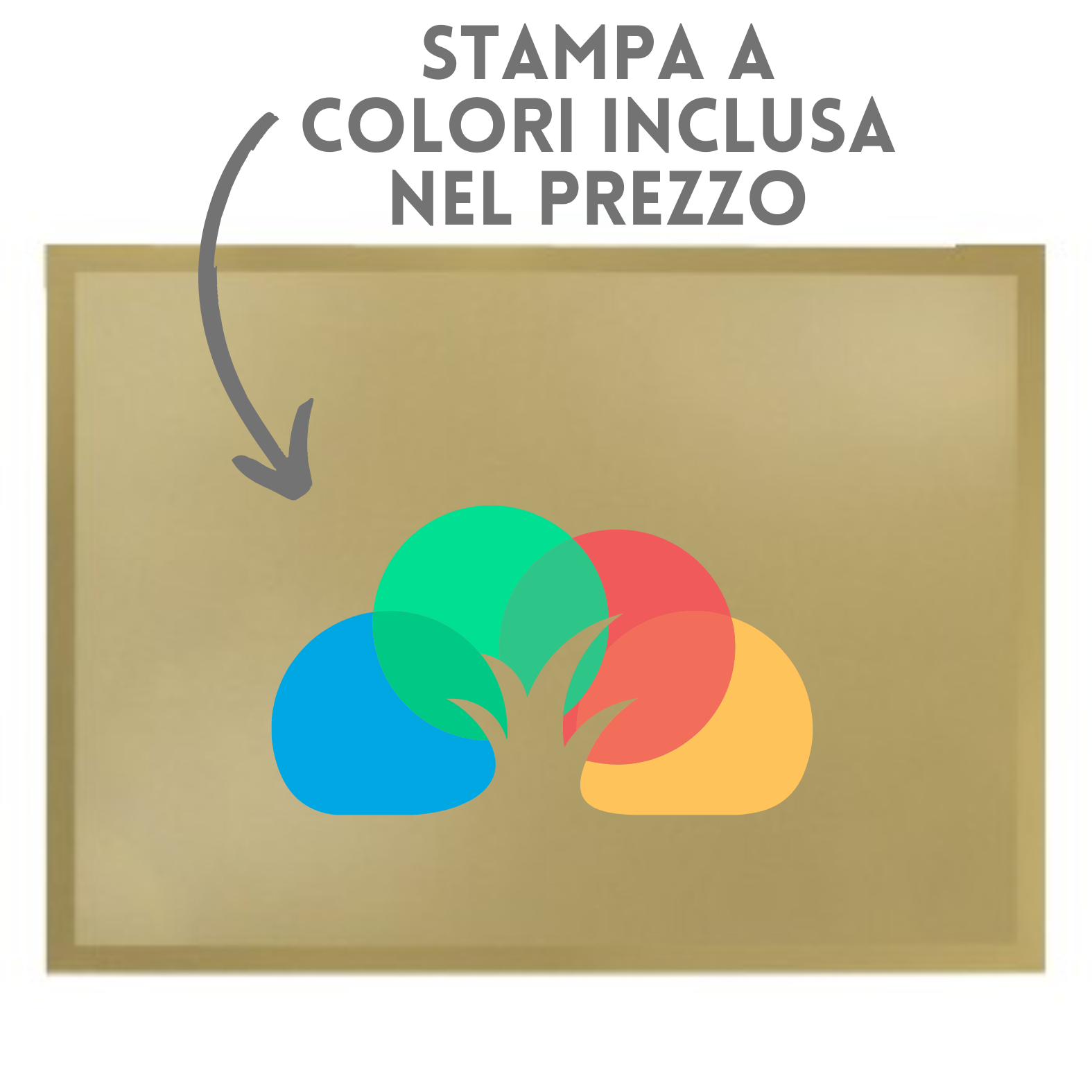 Targa riconoscimento personalizzata