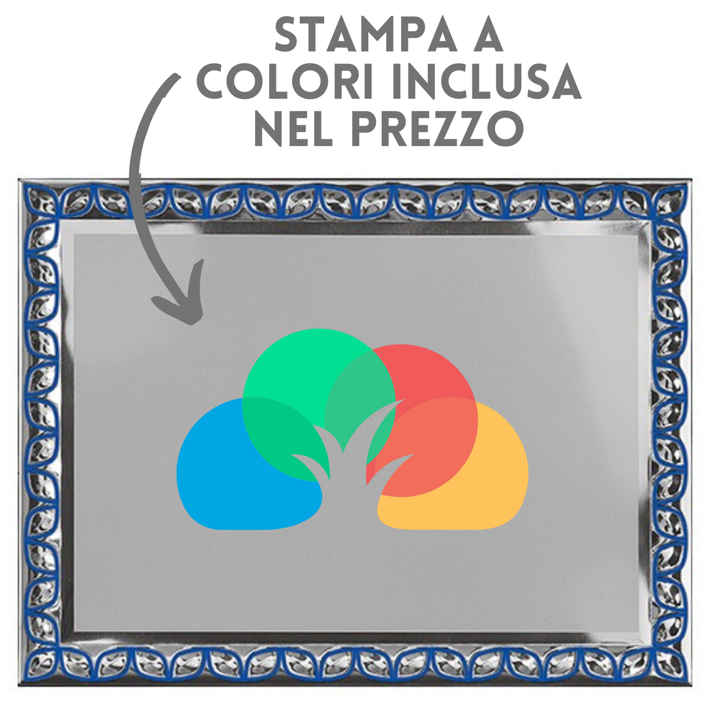 Targa riconoscimento personalizzata