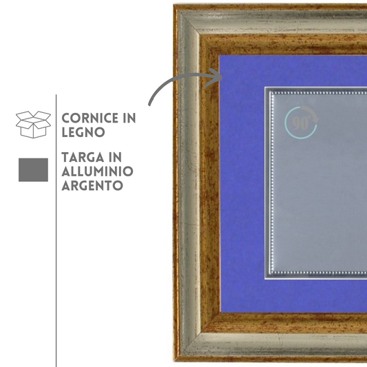 Targa riconoscimento personalizzata