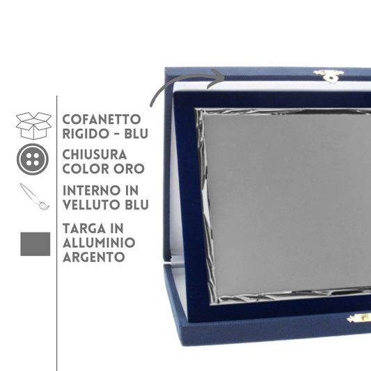 Targa riconoscimento personalizzata