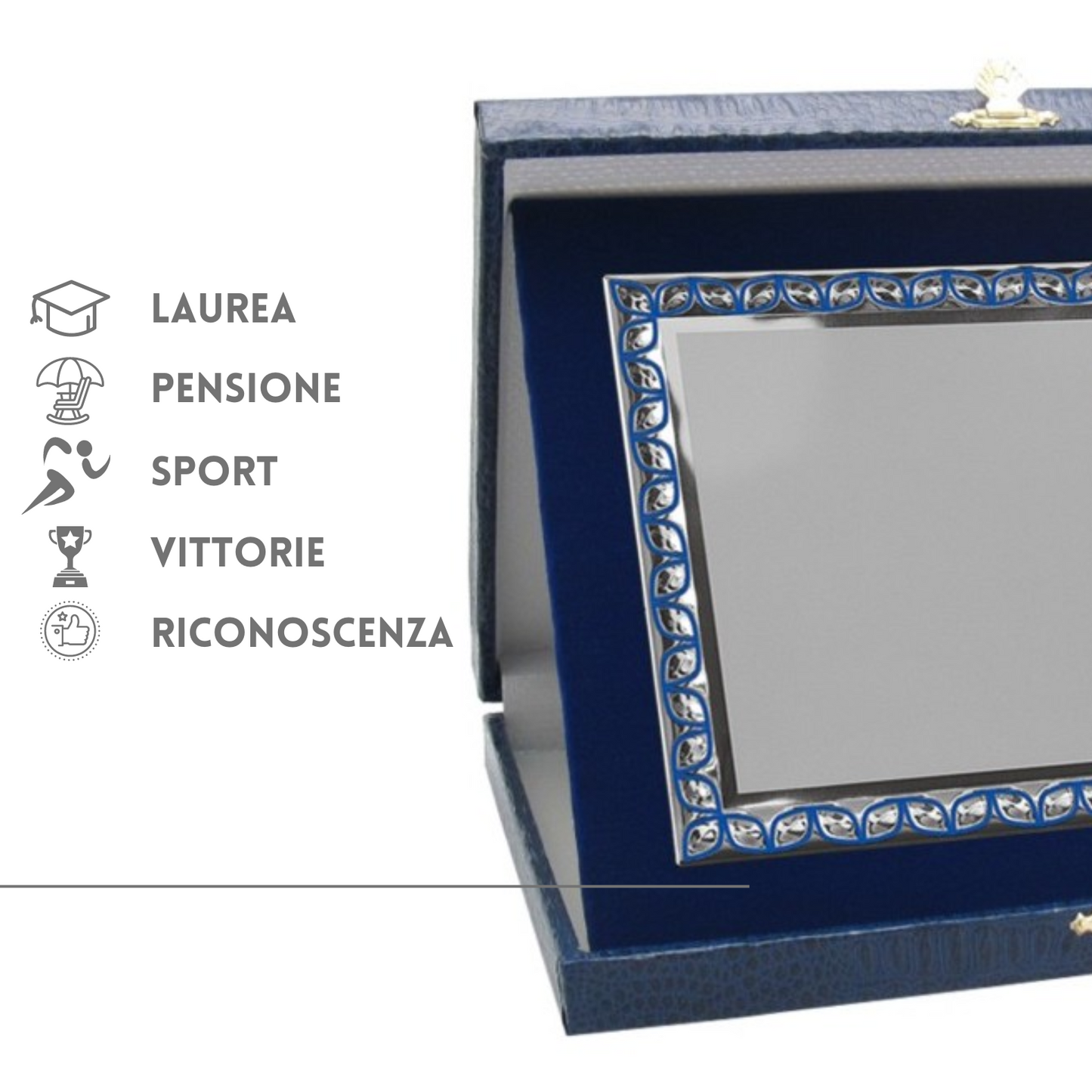 Targa riconoscimento personalizzata
