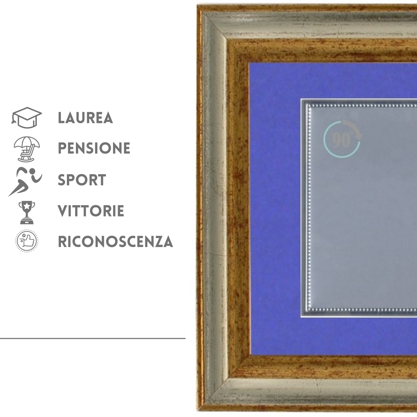 Targa riconoscimento personalizzata