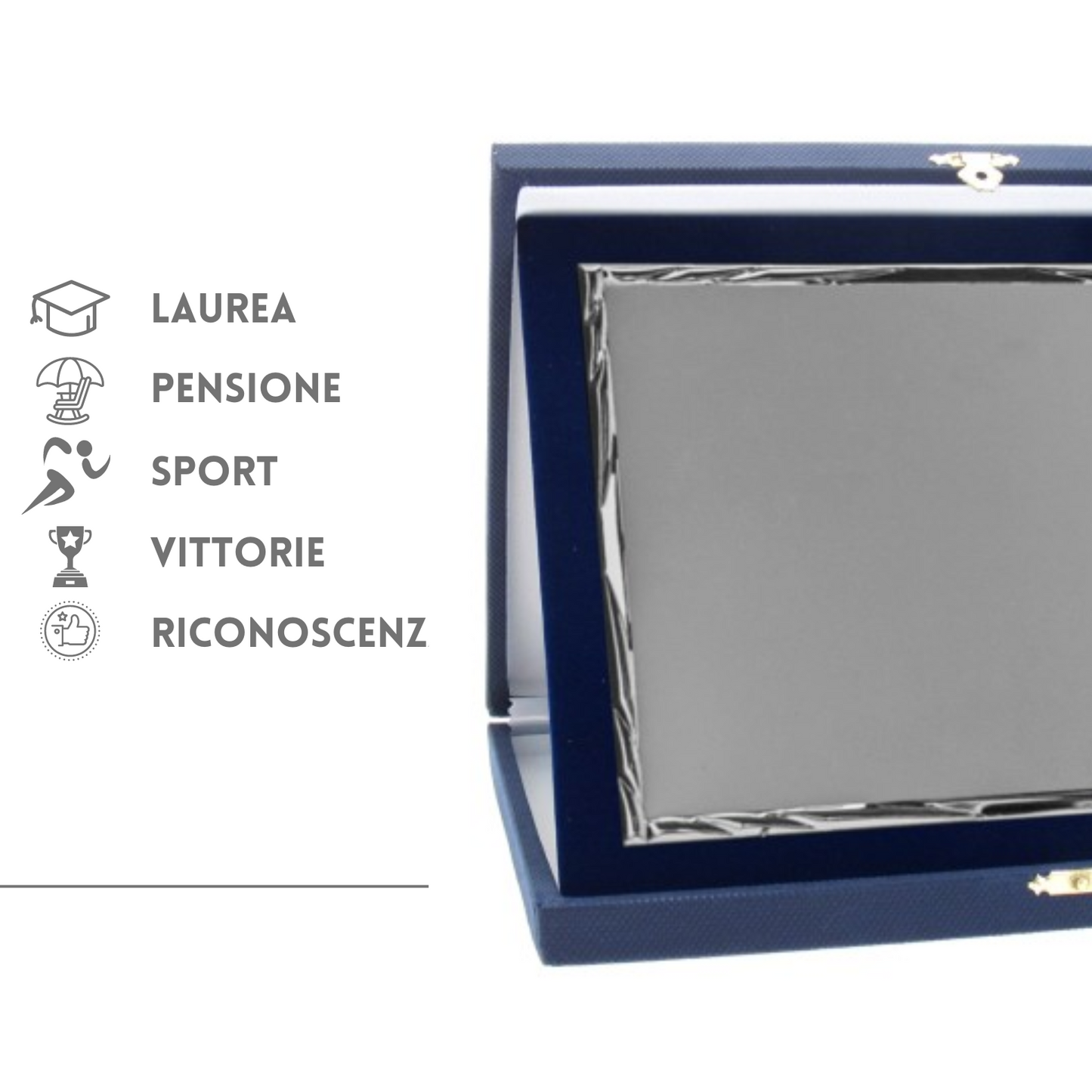 Targa riconoscimento personalizzata