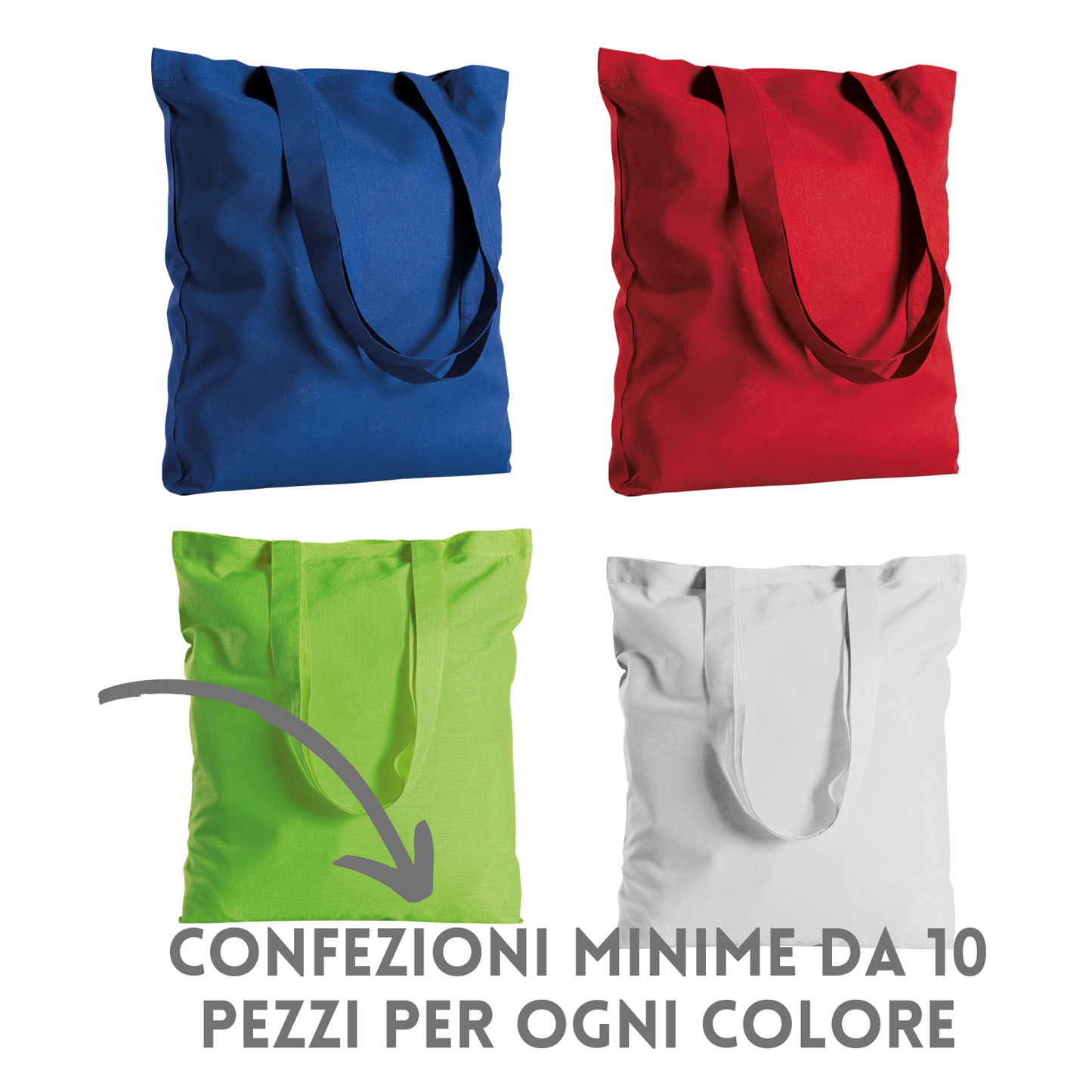 Shopper personalizzate in cotone