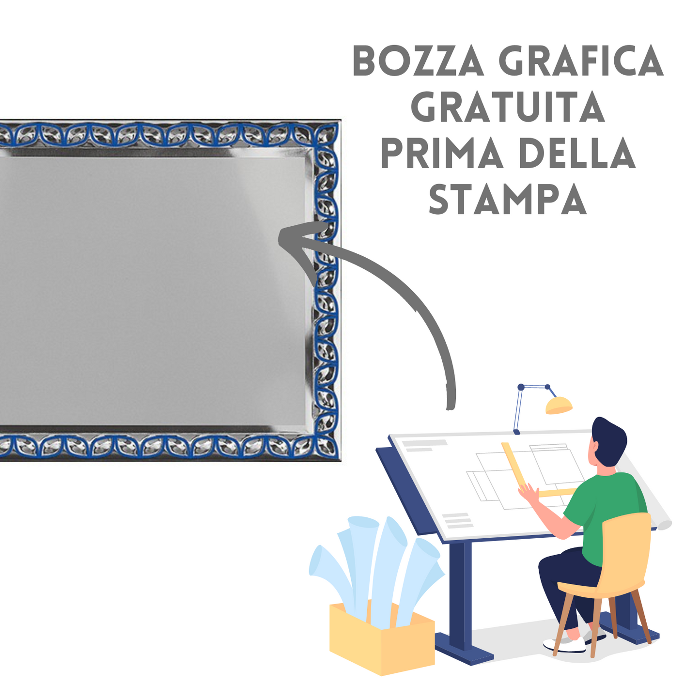 Targa riconoscimento personalizzata