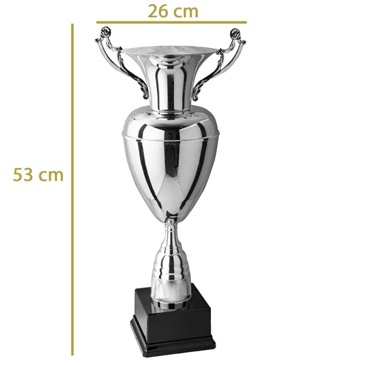 coppa trofeo personalizzata da 57 cm con targhetta