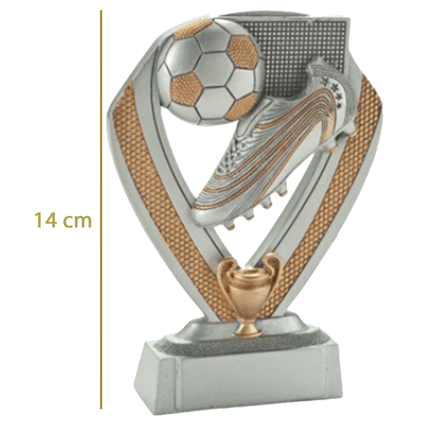 Premio calcistico da 14 cm personalizzato | Cod. 14.488
