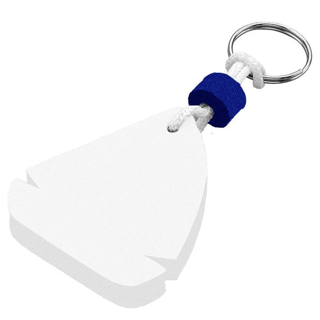 Portachiavi galleggiante bianco - Vela