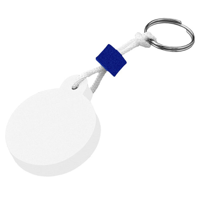 Portachiavi galleggiante bianco - Cerchio