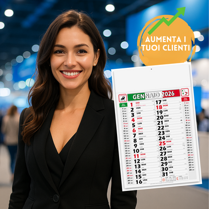Calendario olandese 2026 personalizzato Italy  | Cod. PA432