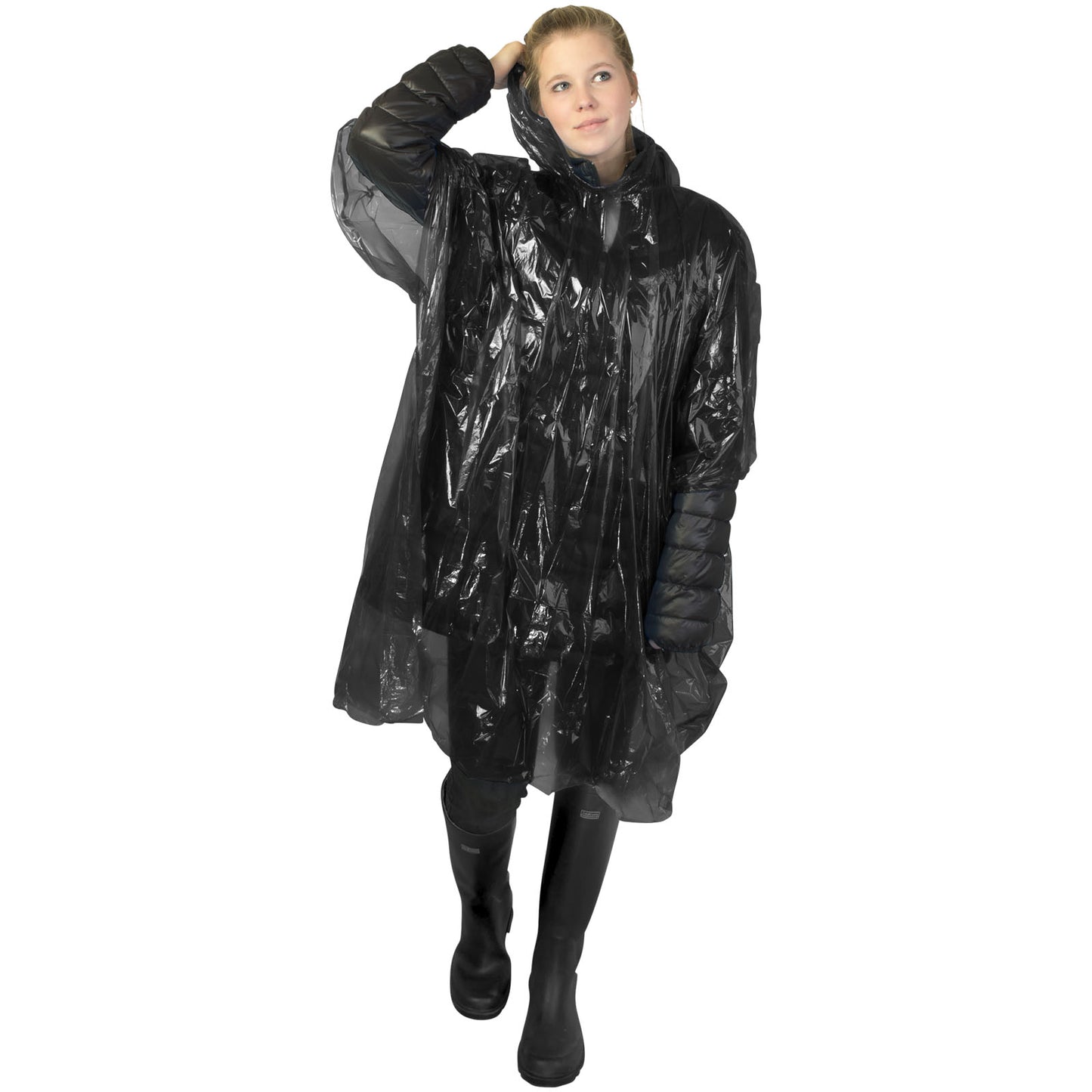 Poncho impermeabile monouso Ziva con custodia