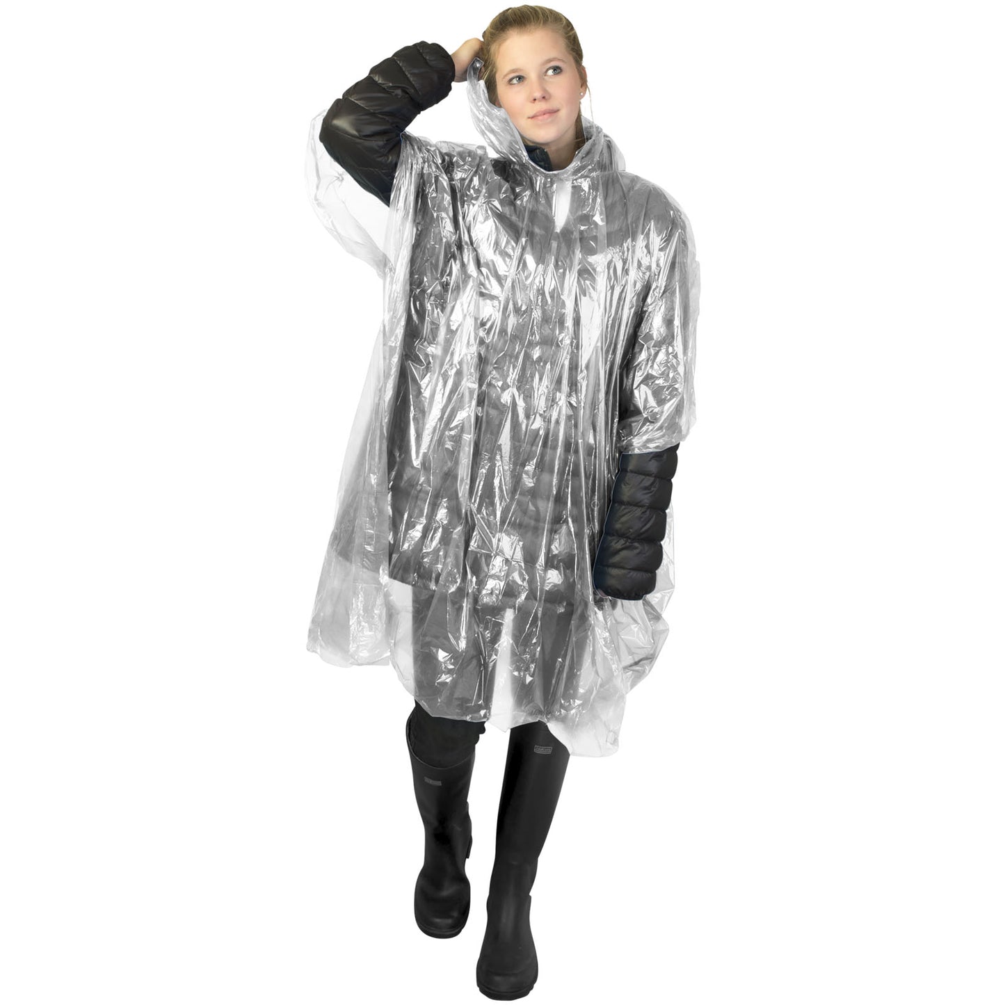 Poncho impermeabile monouso Ziva con custodia